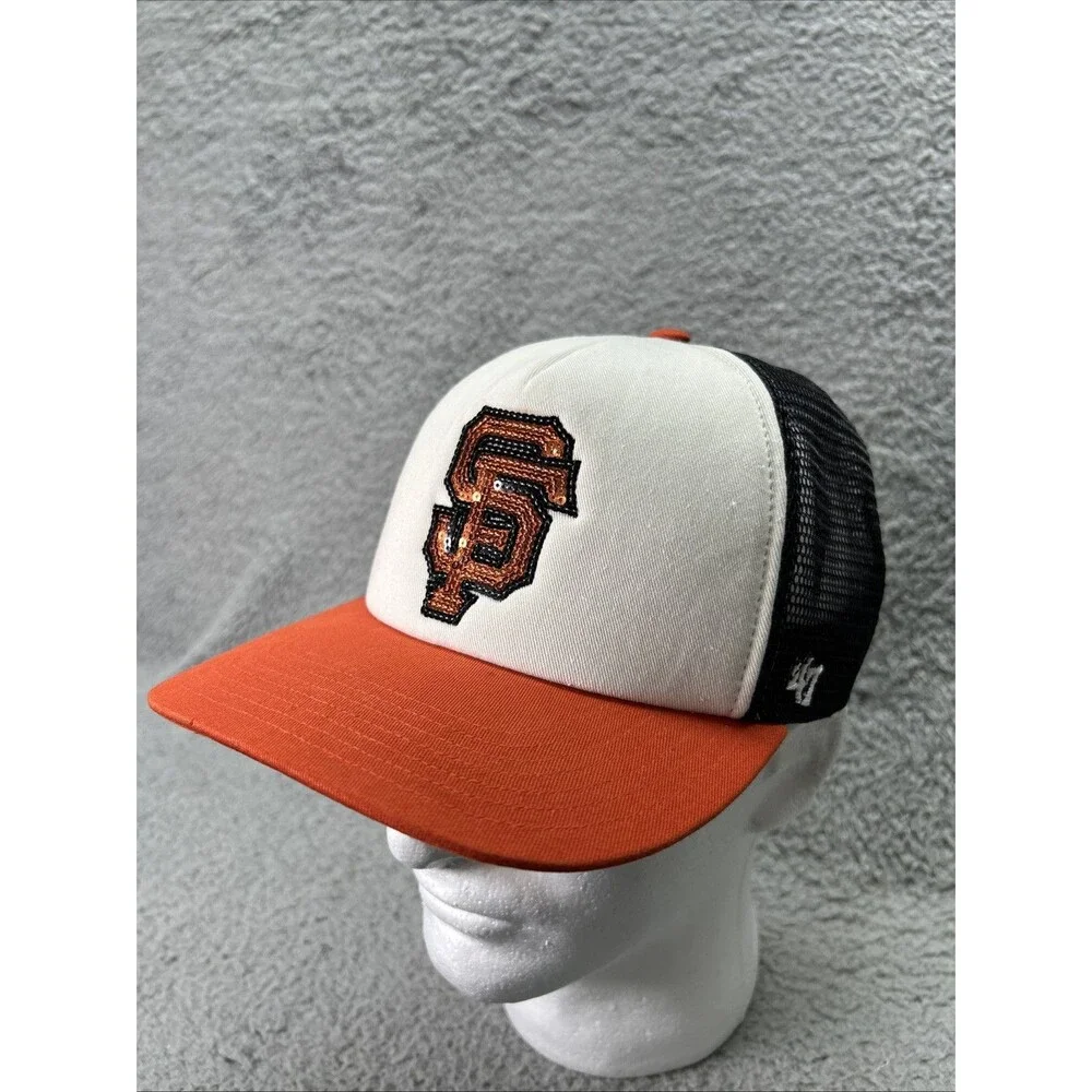 San Francisco Giants 47 Brand Cap Hat Black Adjustable SnapBack Baseball